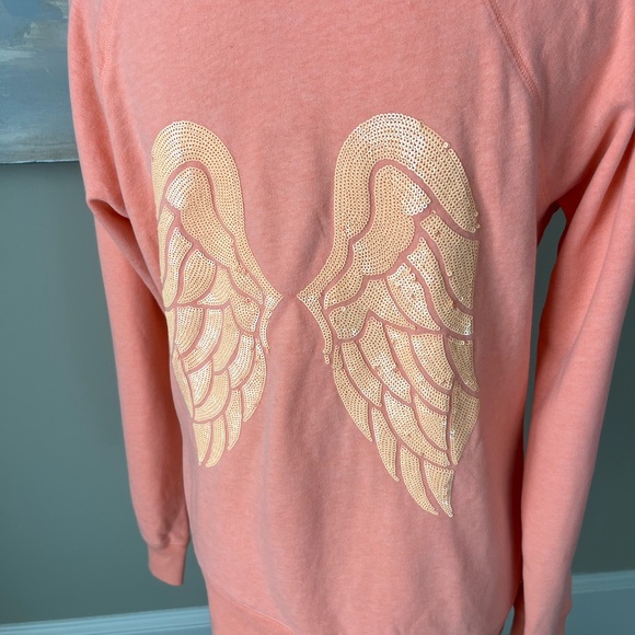 Victoria’s Secret sequined wings zip up hoodie - Picture 5 of 10
